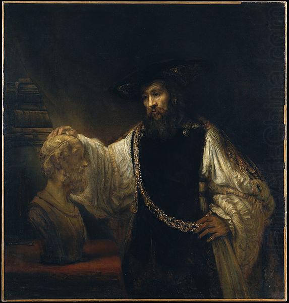 Aristotle with a Bust of Homer, Rembrandt Peale